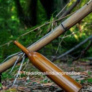 Handcrafted Teak Wood Mudgar 4 kg | 30 Inch Traditional Indian Strength Club Wrestling & Indian strenght club