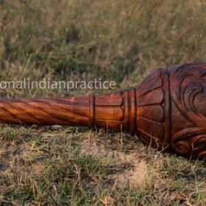 Devi ( Goddess) Gada/ Mace 100% Natrual made out of one piece Rosewood