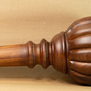 Premium Rosewood Hanuman Gada | Handcrafted Wooden Indian Wrestling Mace | Akhara Training Equipment